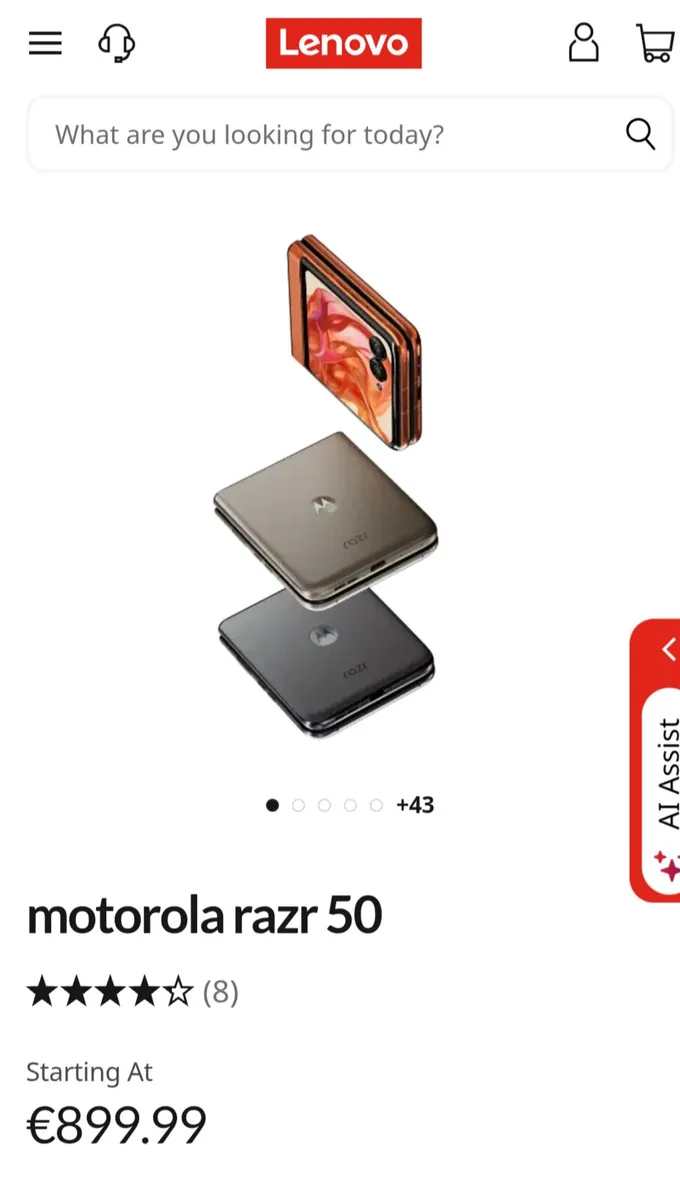 New Motorola RAZR 50 8/256 GB Orange - Image 4