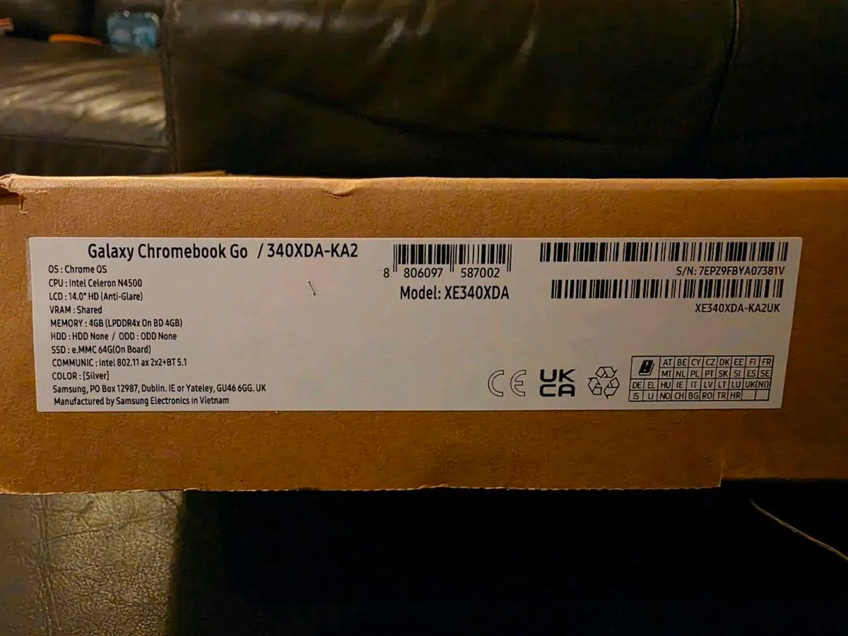 Samsung Galaxy Chromebook Go (XE340XDA-KA2) - Image 1