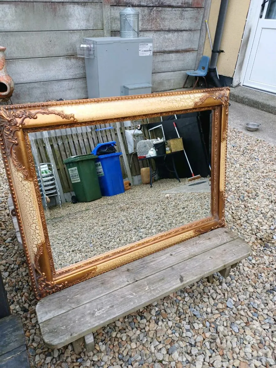 Vintage Gilt Framed Mirror - Image 1