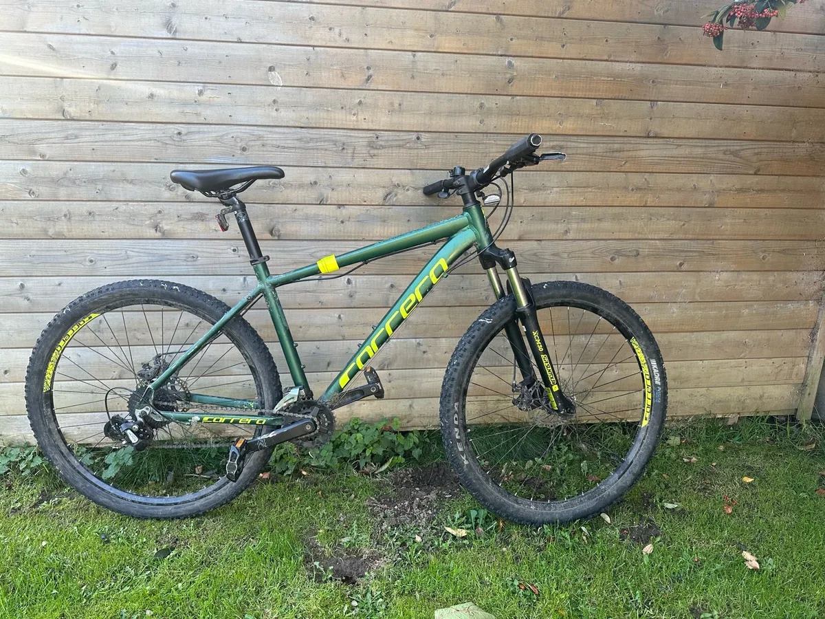 Carrera Vengeance Mens Mountain Bike - Green - Image 1