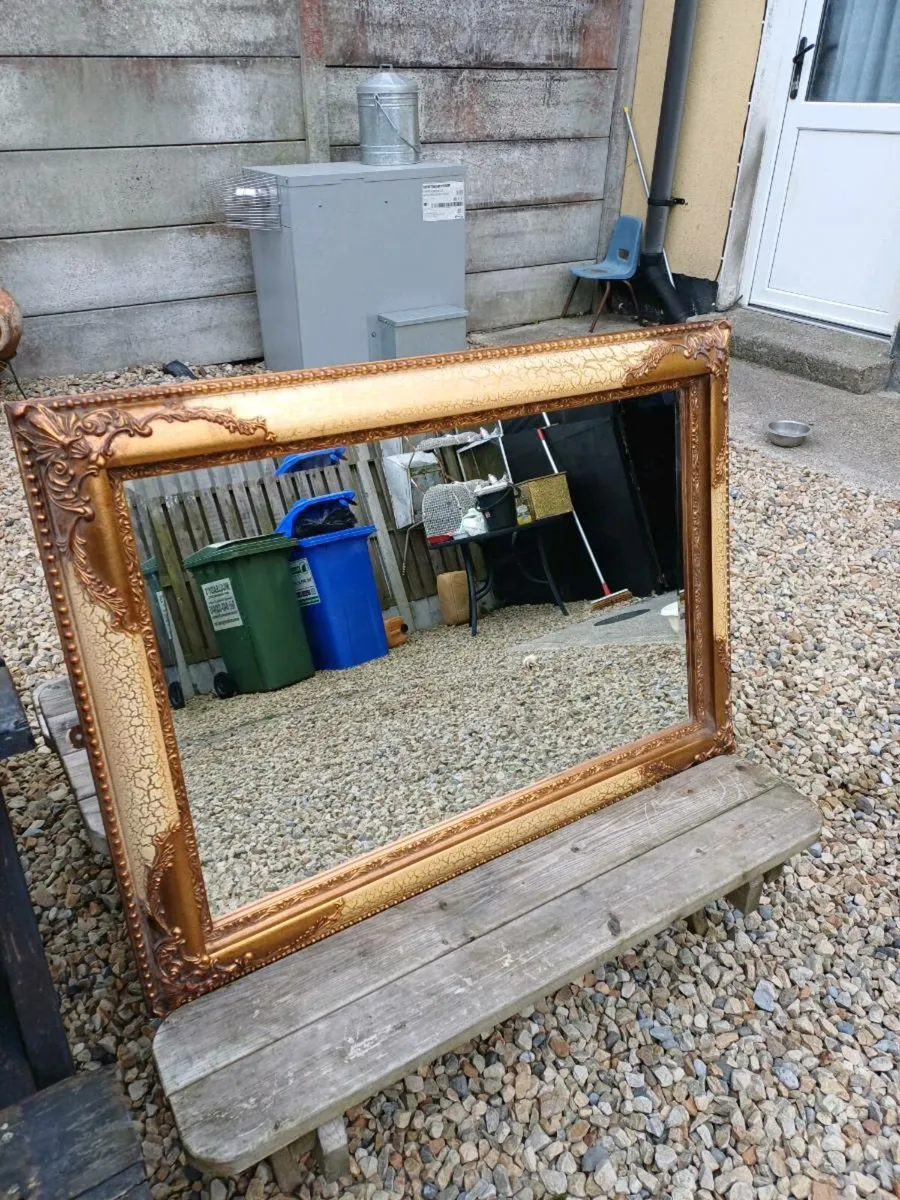 Vintage Gilt Framed Mirror - Image 3