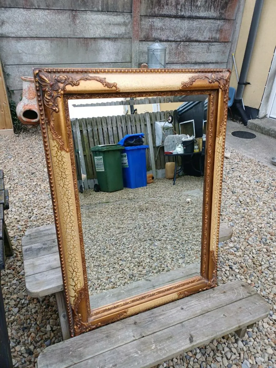 Vintage Gilt Framed Mirror - Image 4