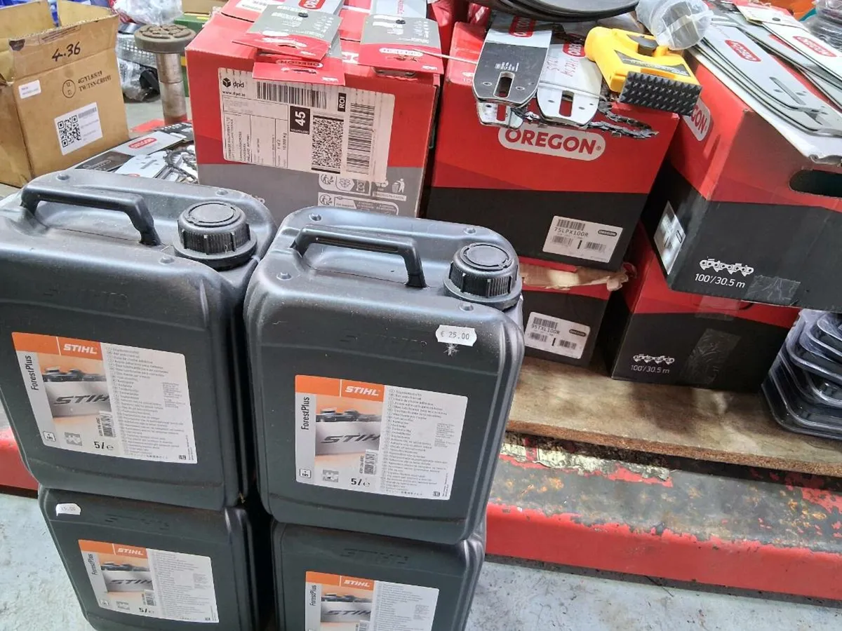 Chainsaw rolls,bars,sharpener accessories all new - Image 2