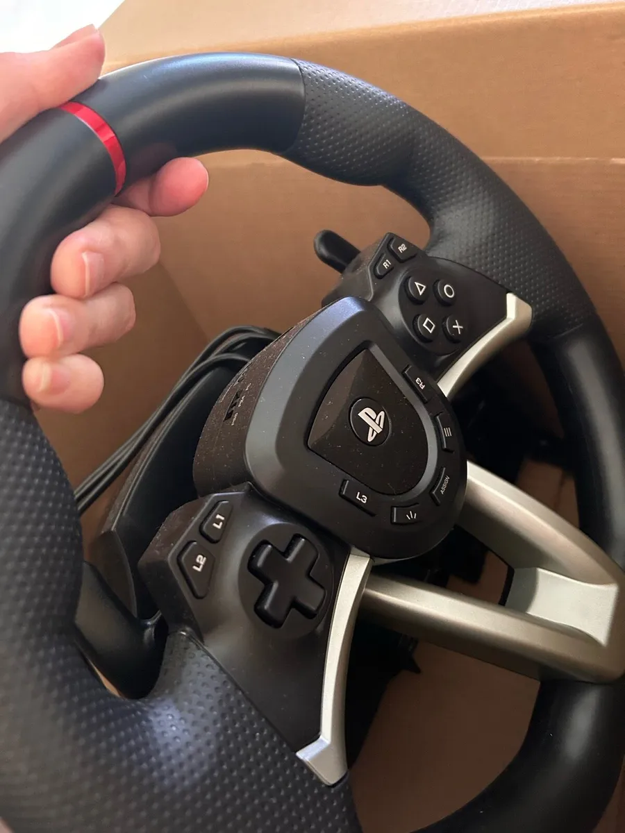 PlayStation racing wheel and pedal - Image 4