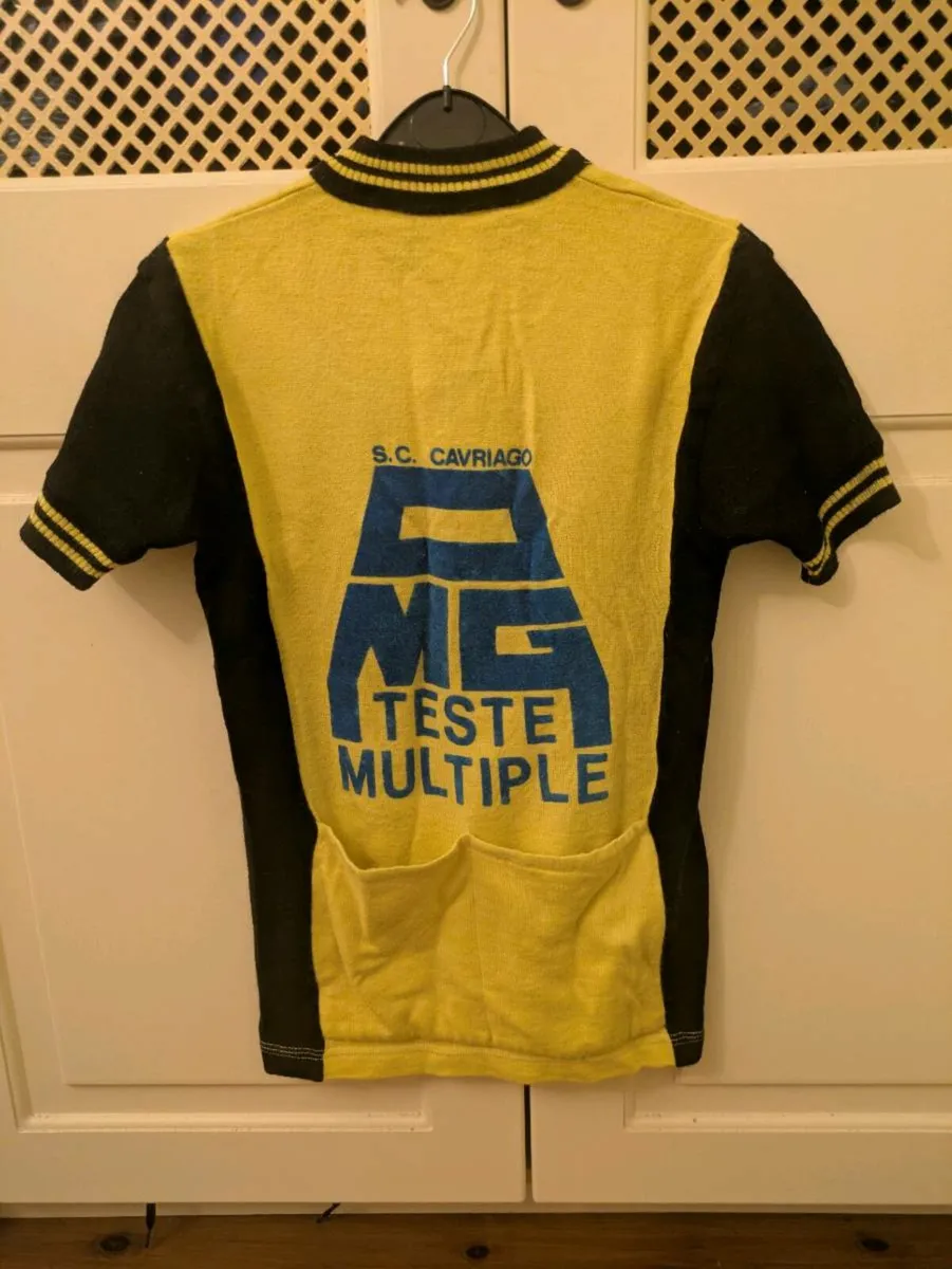 Vintage wool cycling jersey - Image 2