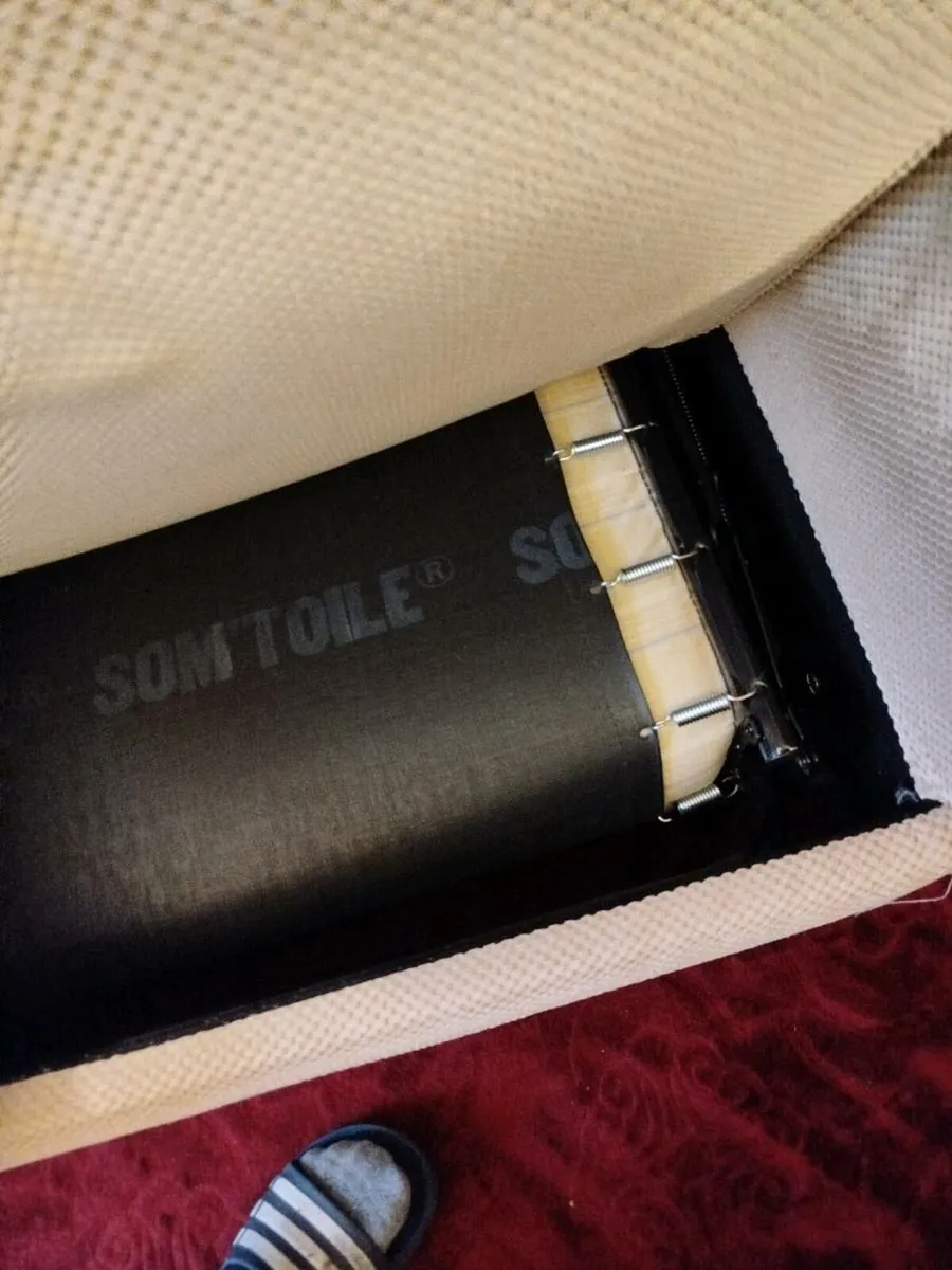 Couch with double bad never use . - Image 4