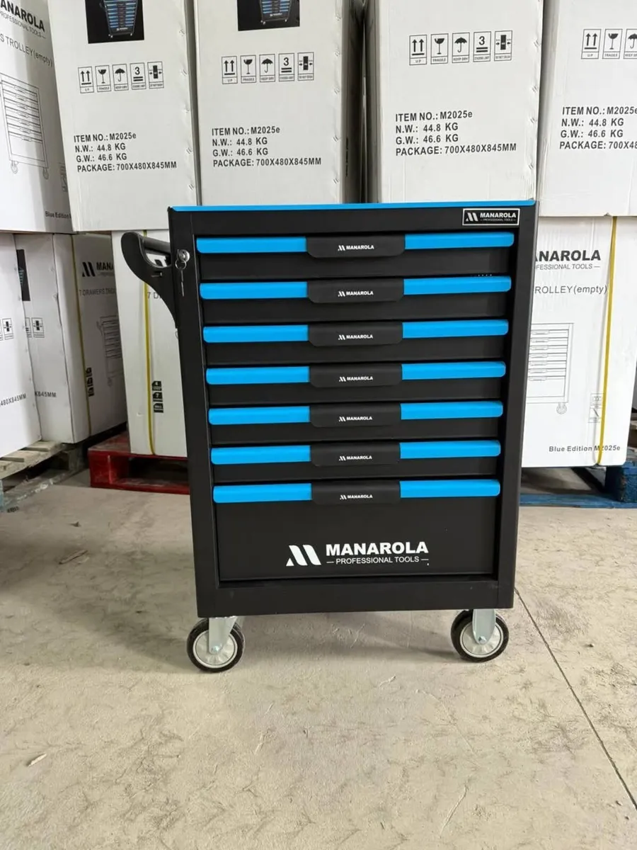 Manarola 7-Drawer Professional Tool Cabinet - Image 1