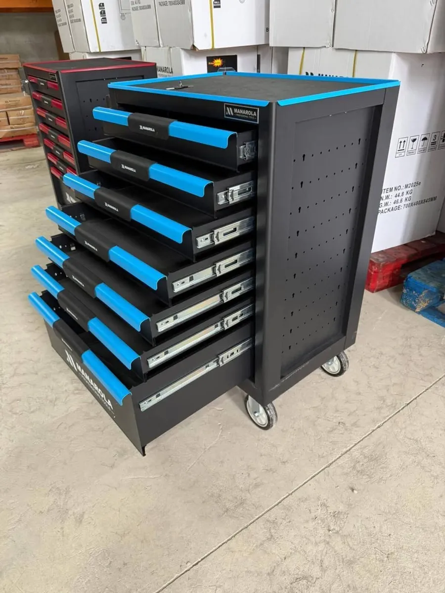 Manarola 7-Drawer Professional Tool Cabinet - Image 4