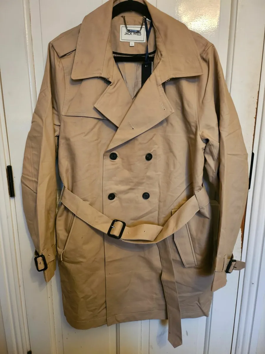 Jack Wills mens Trench coat - Image 1