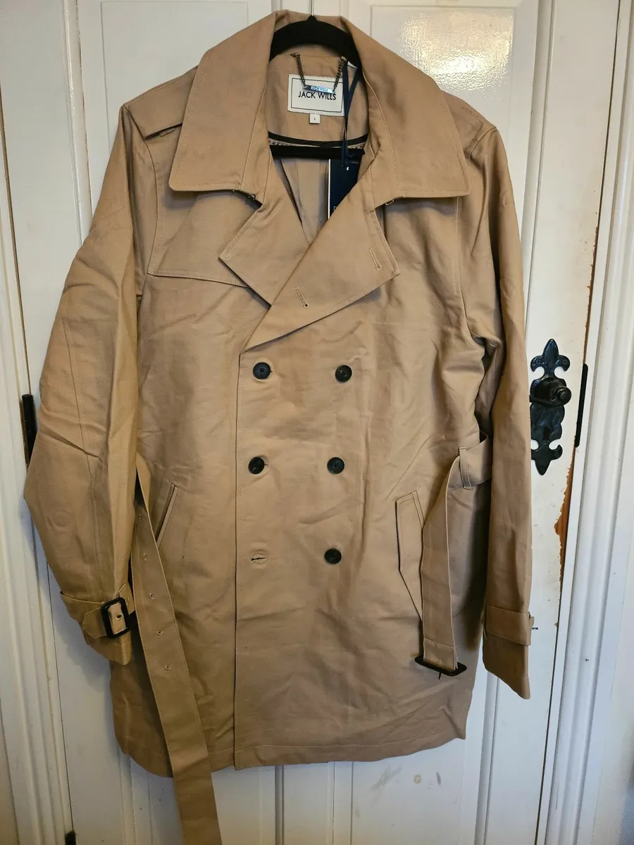 Jack Wills mens Trench coat - Image 2