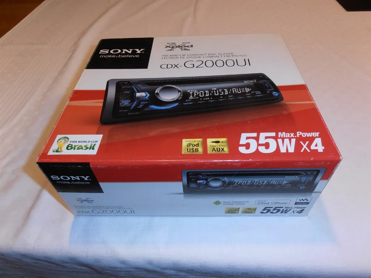 Car Radio/CD Player- Sony Make - Image 1