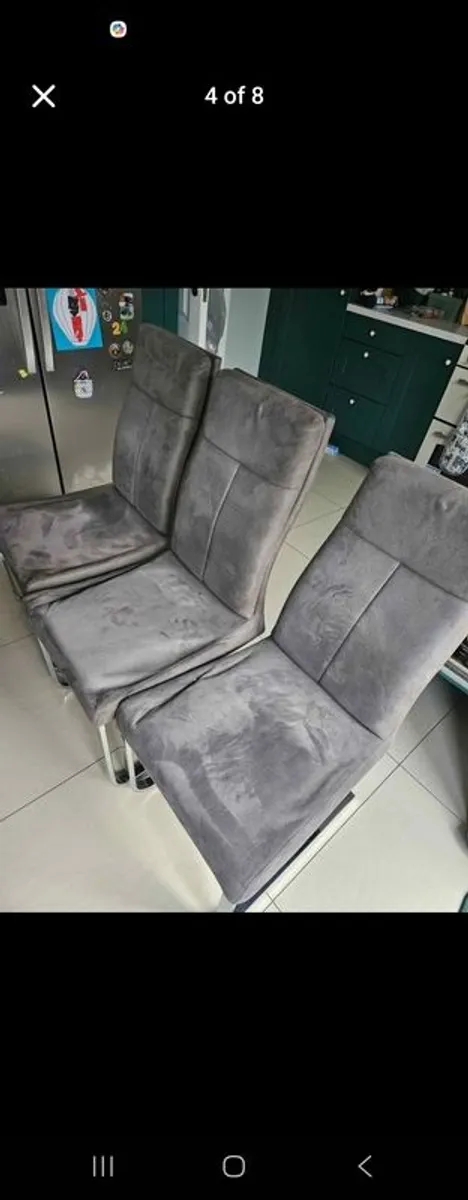 Marble Dining Table & 8 Chairs - Image 4