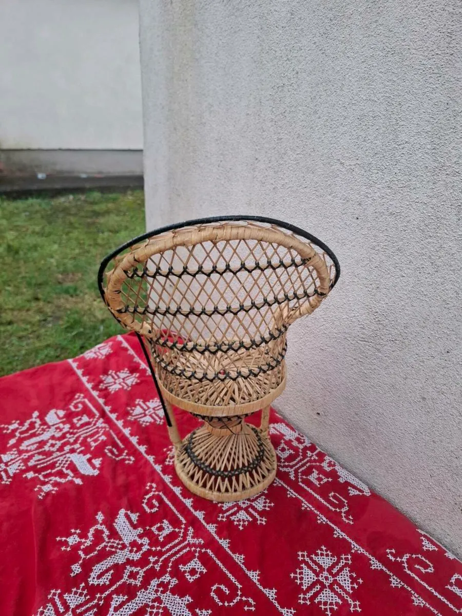 By post only 40cm rattan stand - Image 2