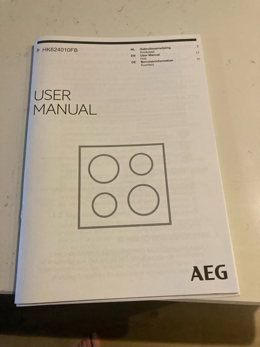 AEG Glass hob 60cm - Image 4