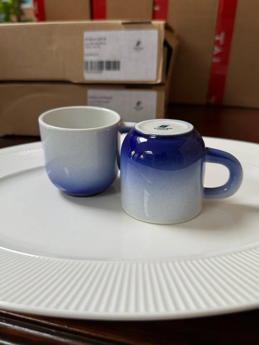 Figgjo espresso and flat white cups - New in box - Image 3