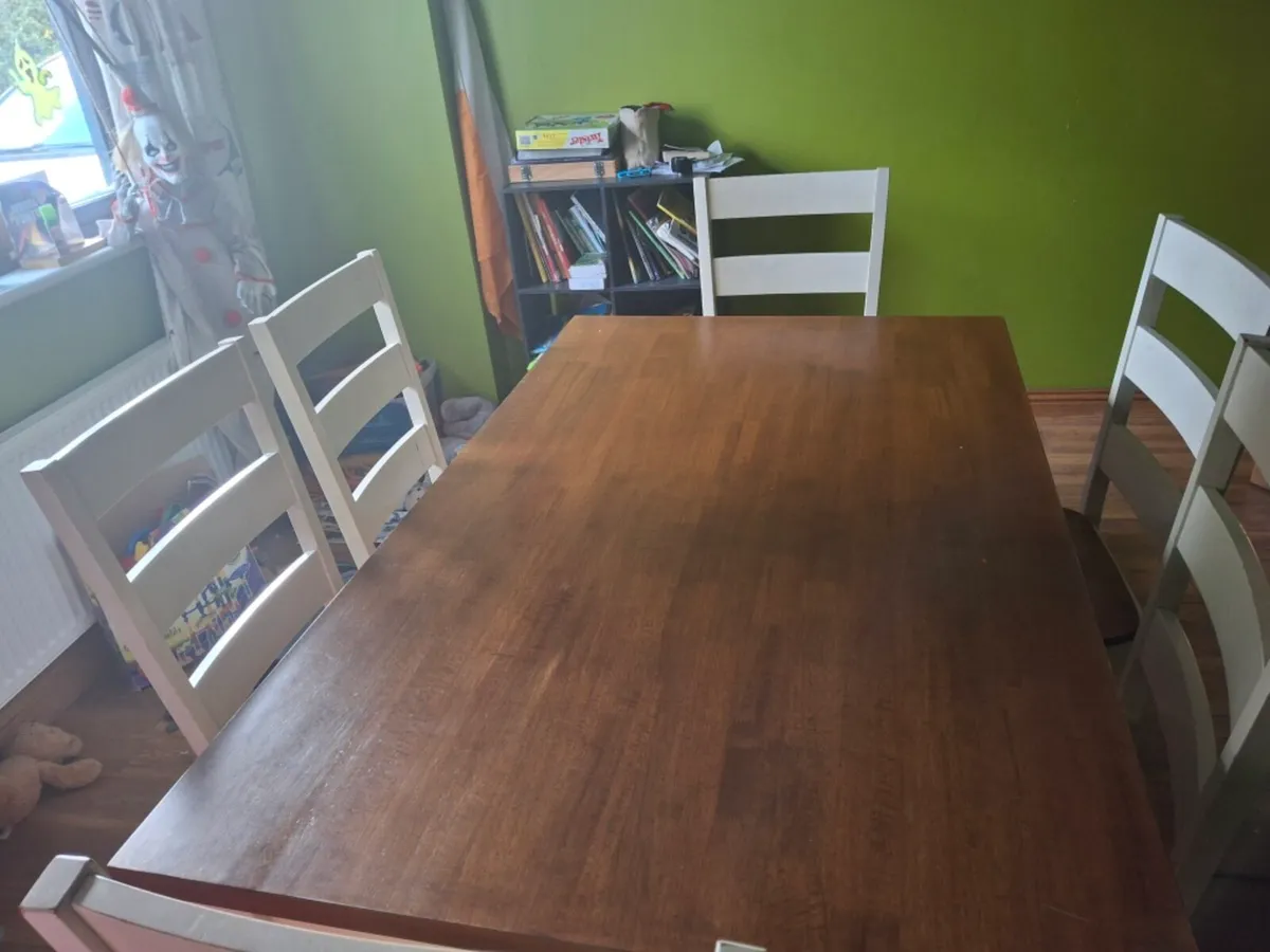 Dining table and chairs - Image 4