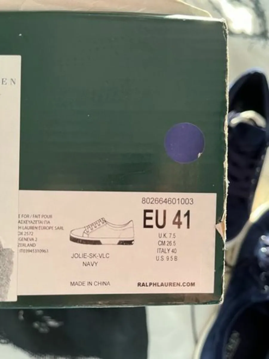 Polo Ralph Lauren women shoes size 7.5uk 41eu New - Image 2