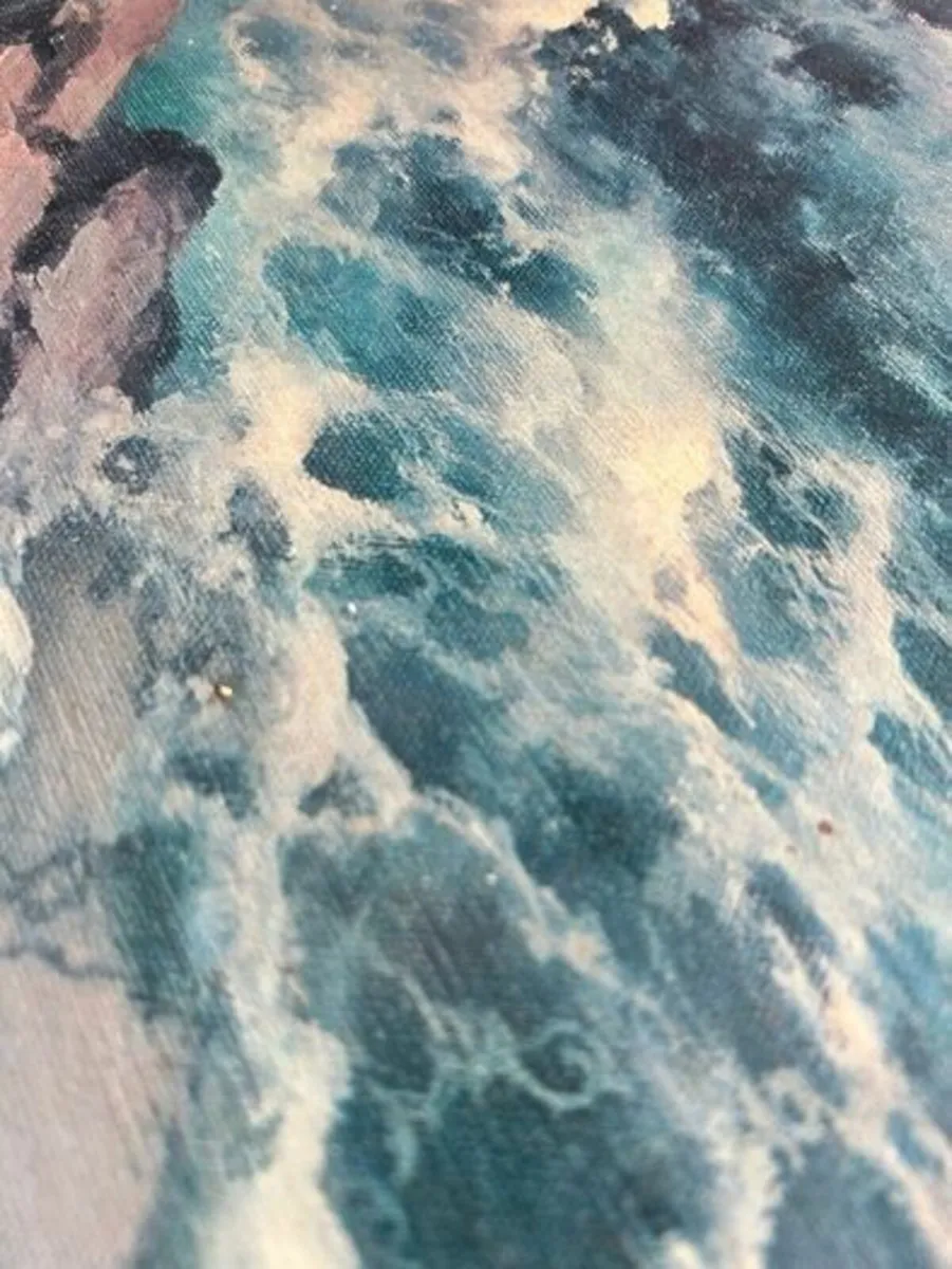 Eugene Garin old Large framed Print 100x 72cm - Image 2