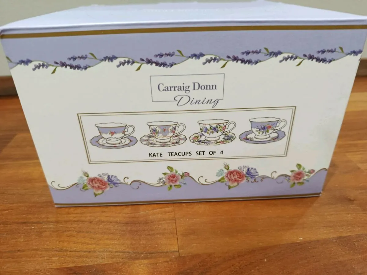 Carraig Donn Dining Set 4 cups and saucers - Image 3