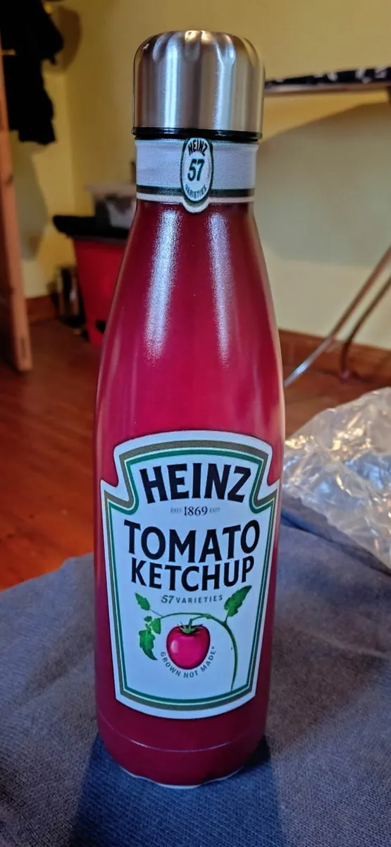 500ml Ketchup Design, Drinks Flask (New). - Image 1