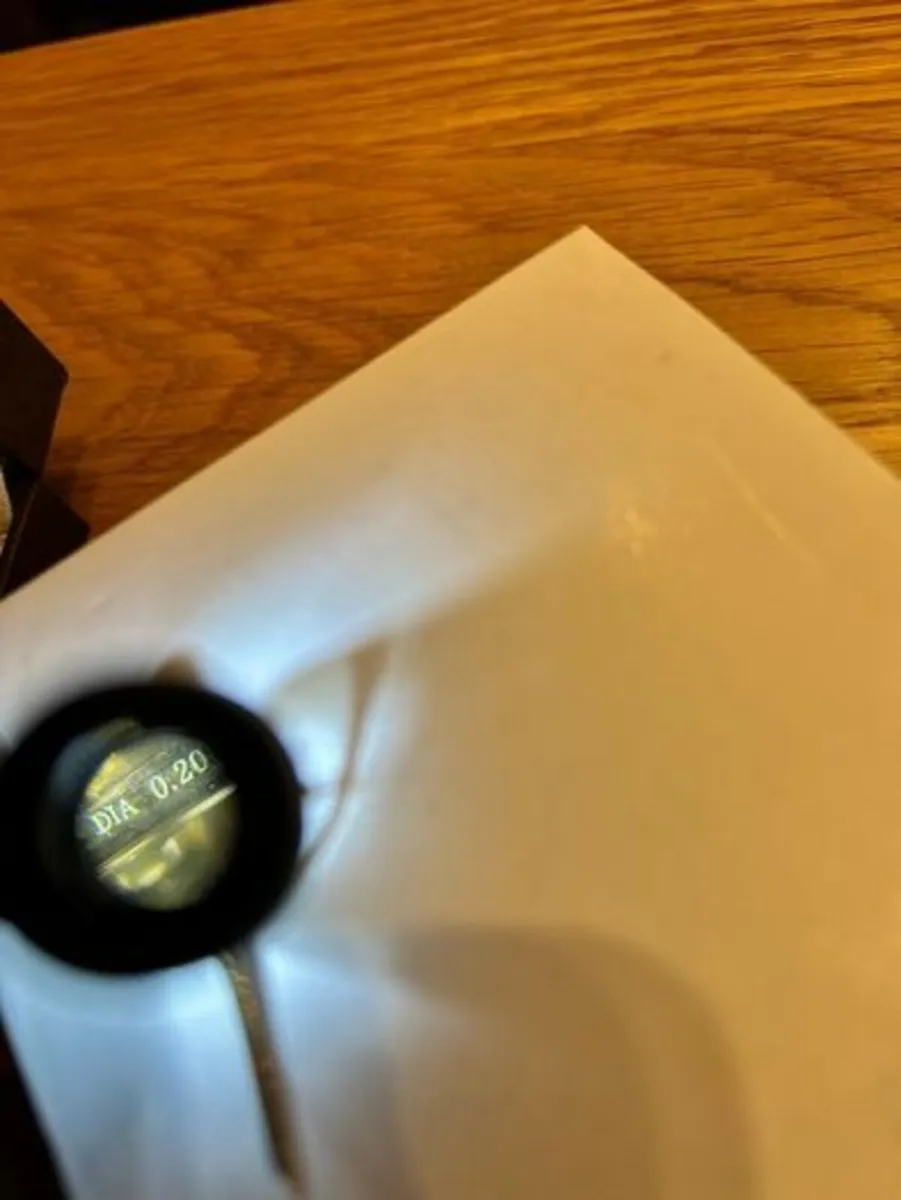 9Ct Gold with 0.2Ct Diamond Cross Pendant & Chain - Image 3