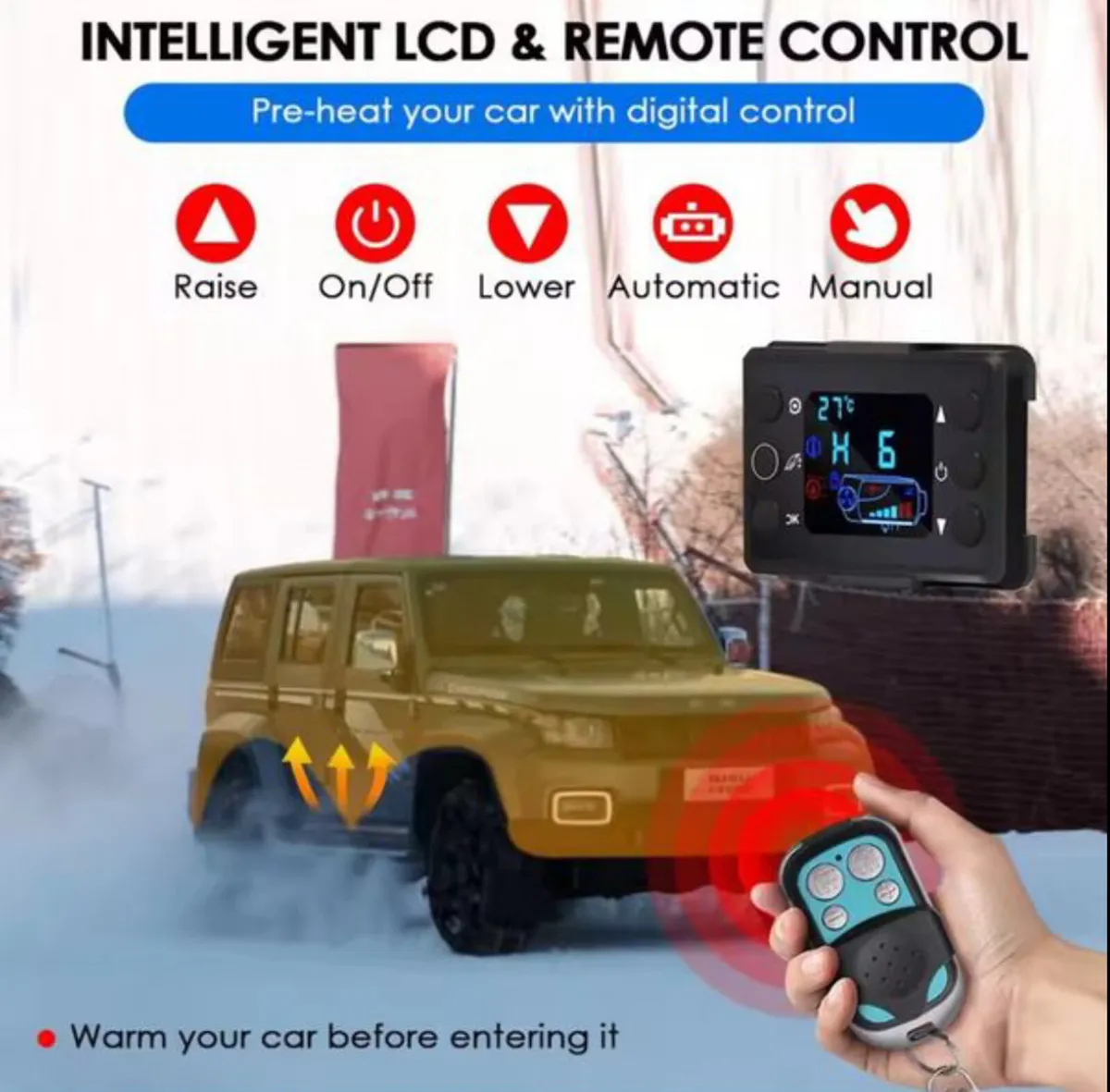 Heater 12v 5kw Portable Diesel Heater Automatic - Image 3