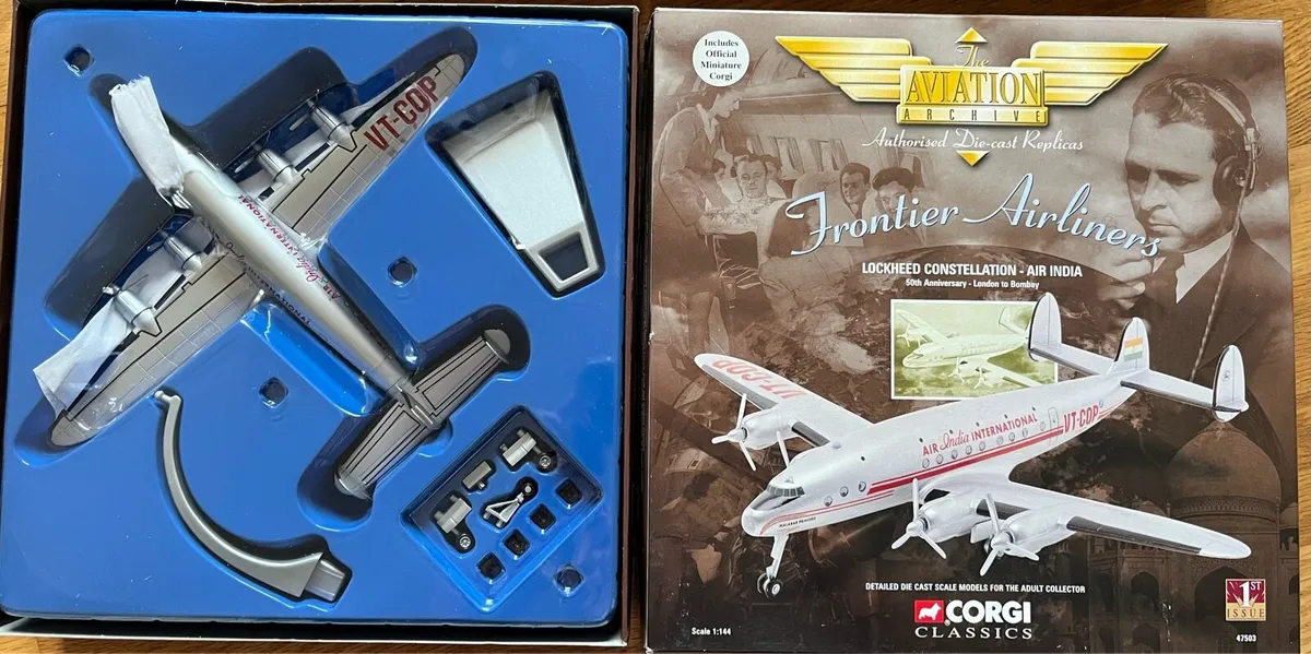 Corgi Air India Lockheed Constellation Airplane - Image 1