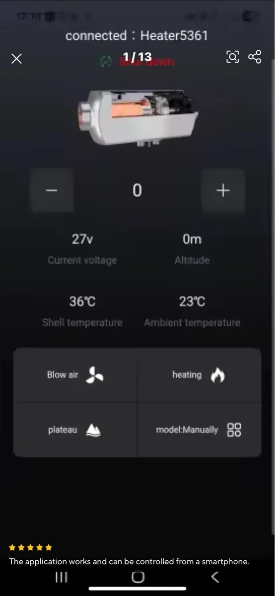 NEW 8kw smart Bluetooth app 12v diesel heaters - Image 4