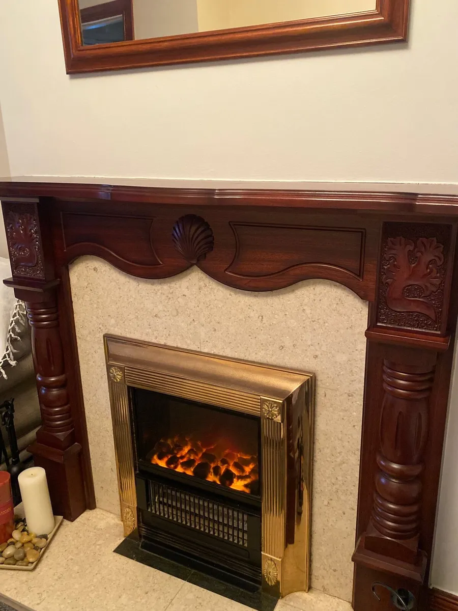 Mahogany Fireplace Surround - Image 2
