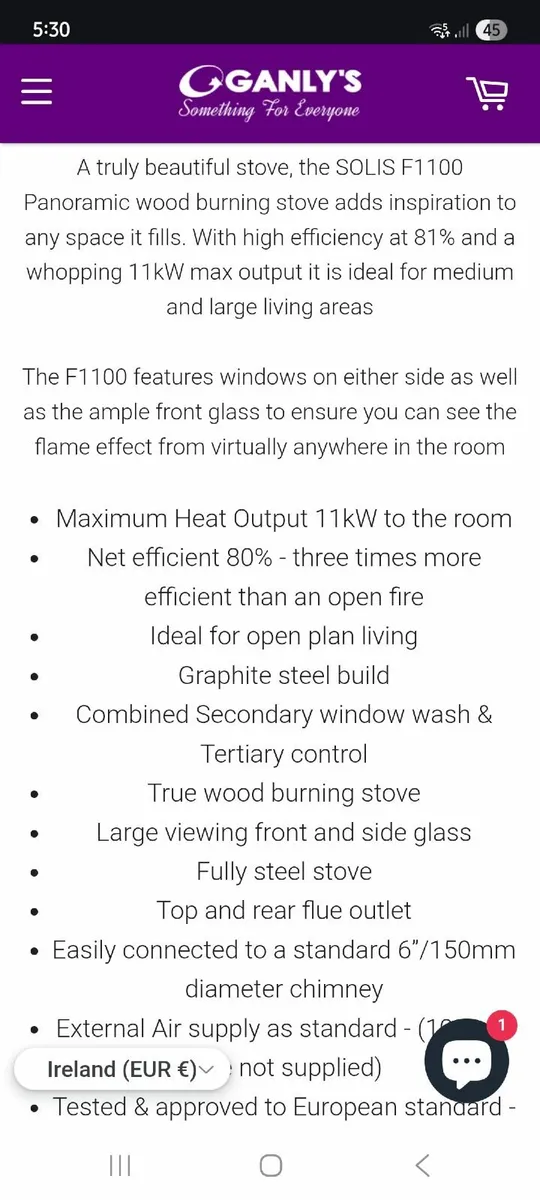 Stove  (Stanley) - Image 1