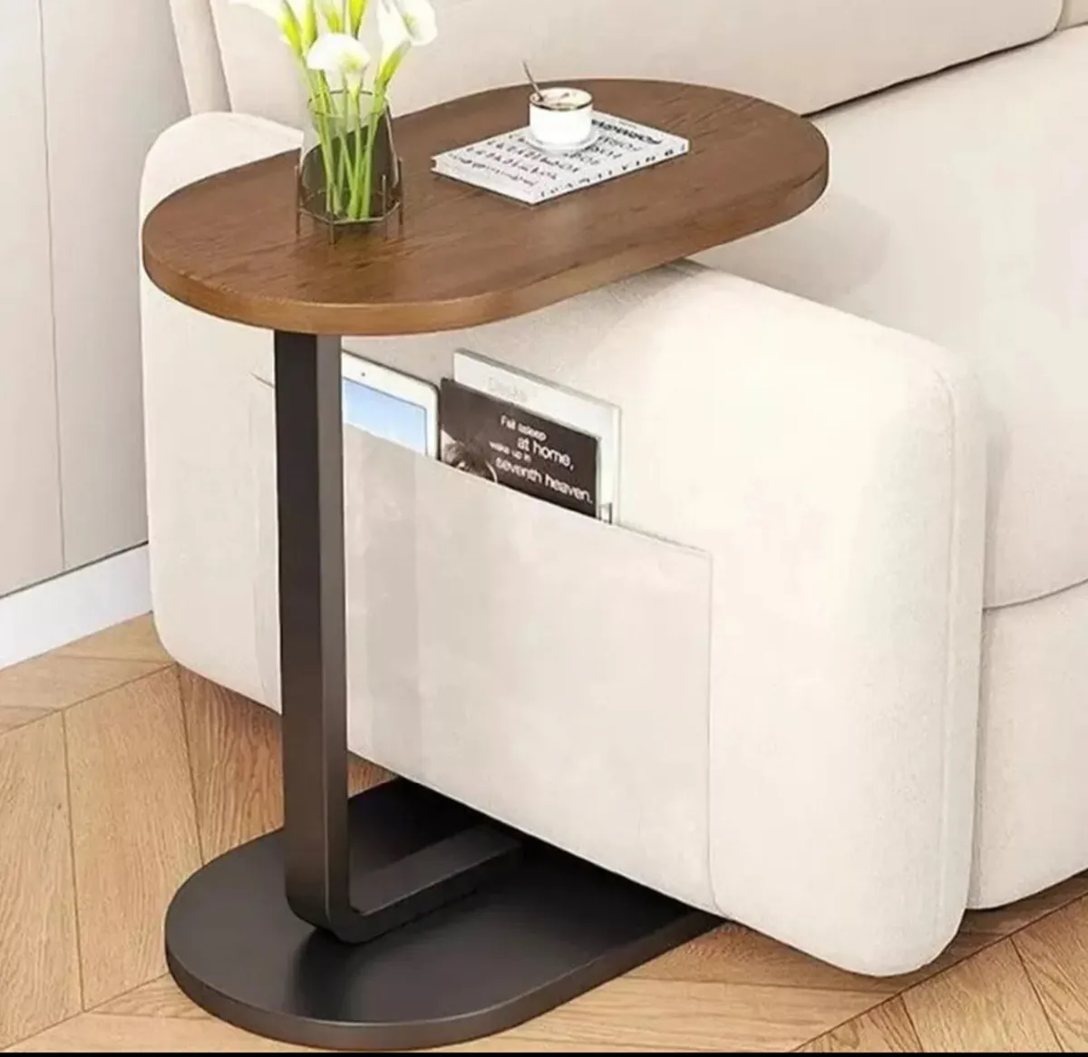 NEW C Shaped Side End Coffee Table - Image 1