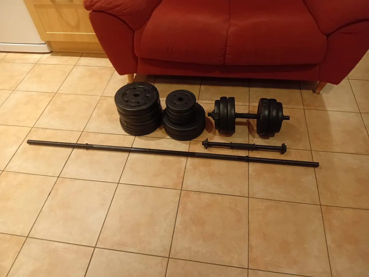 Barbell and dumbells