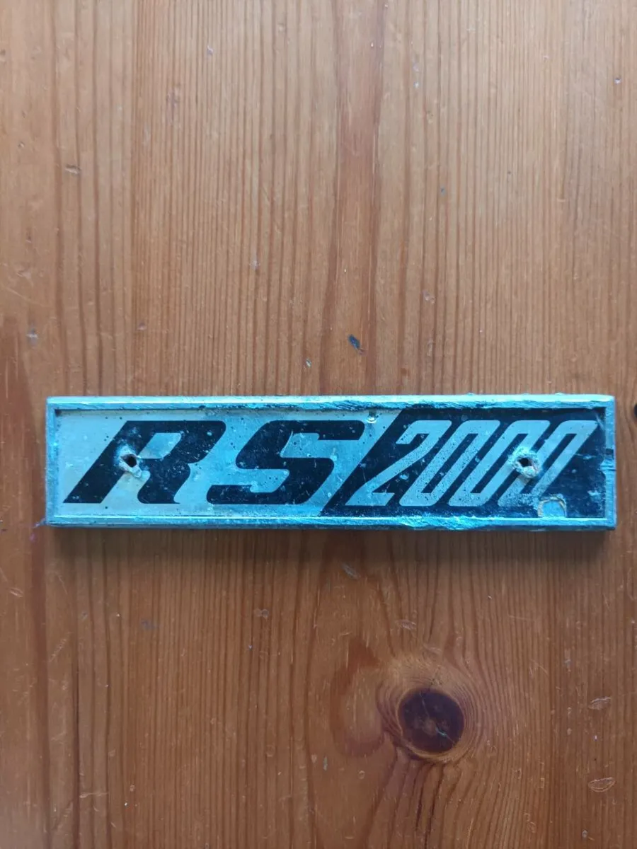 RS 2000 Mk1 badge - Image 1