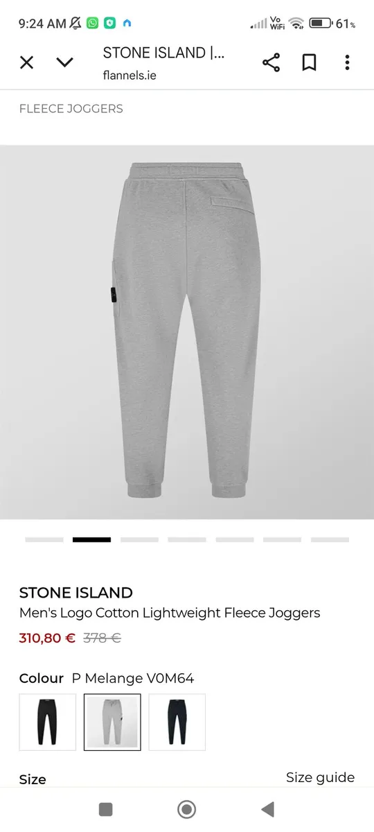 Stone island joggers (MONCLER) - Image 1