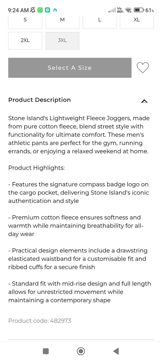 Stone island joggers (MONCLER) - Image 3