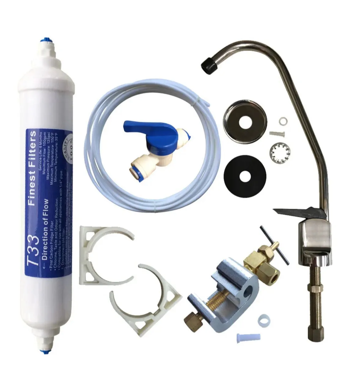 Undersink Water Filter Kit with Tap • Full System - Image 1