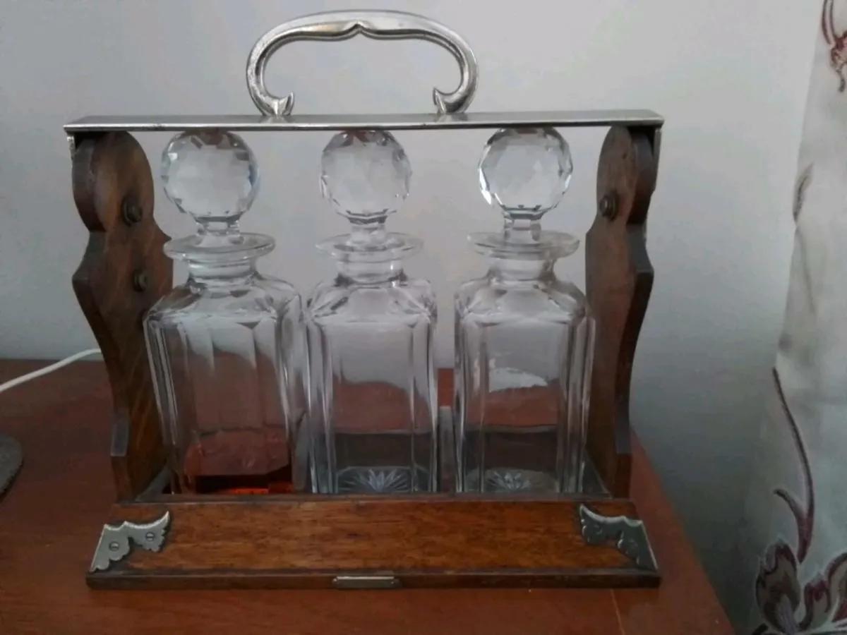 Betjemann and Sons Victorian tantalus - Image 1