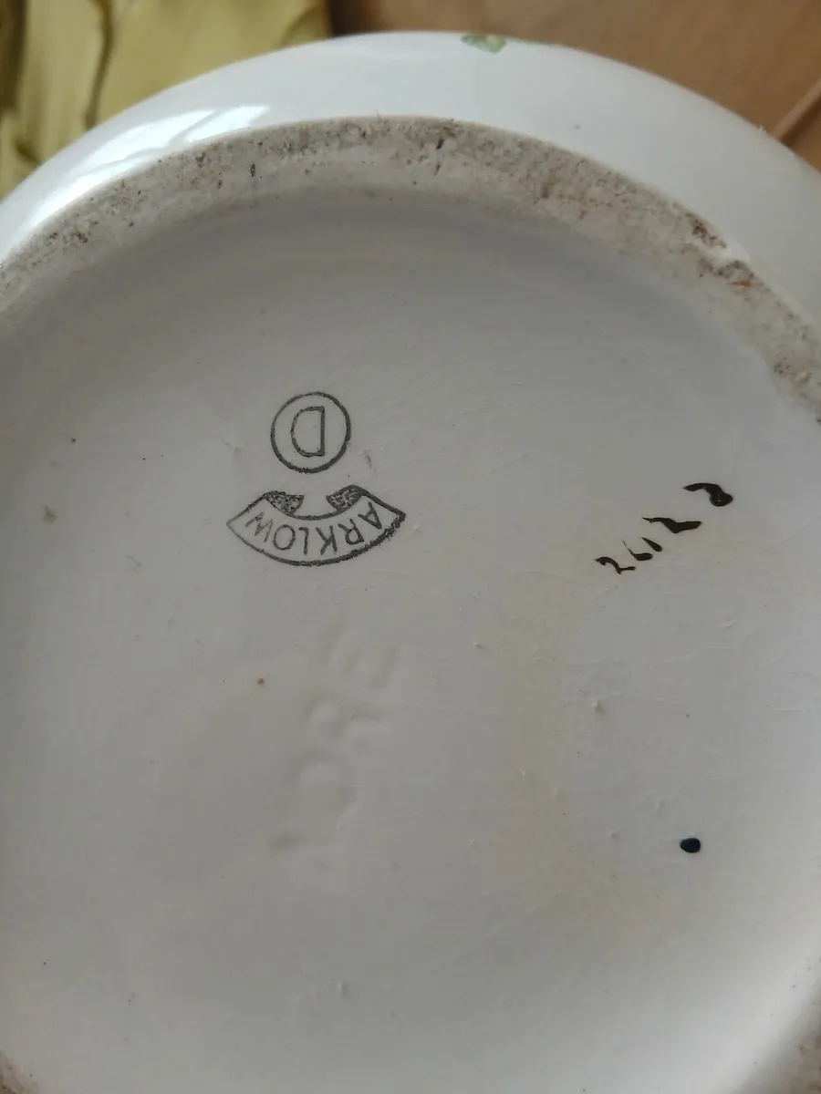 Antique Washbasin Bowl & Pitcher Jug - Image 3