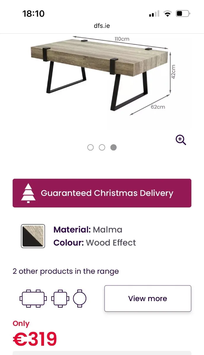 Coffee table . BRAND NEW IN UNOPENED BOX - Image 2