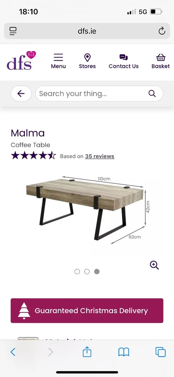 Coffee table . BRAND NEW IN UNOPENED BOX - Image 1