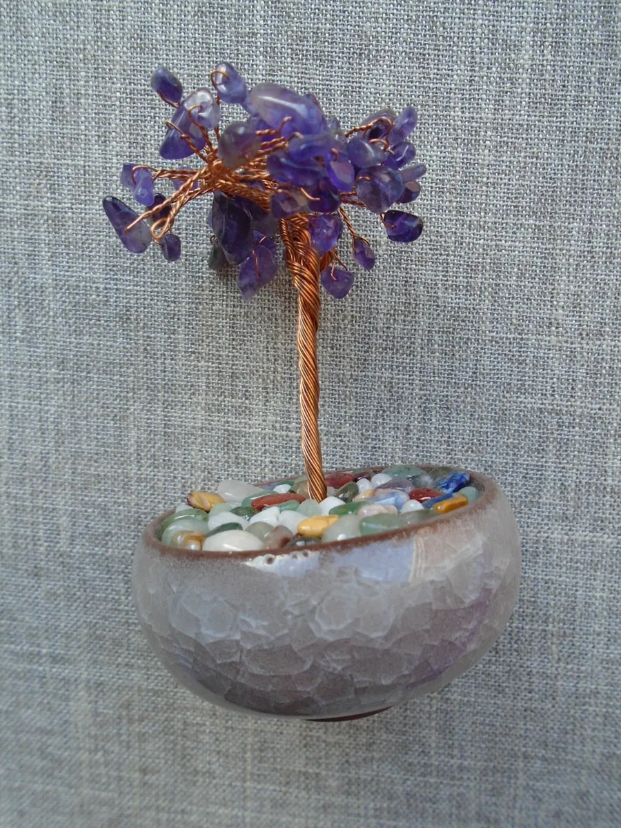 Amethyst tree. Gemstone tree,Ornament - Image 4