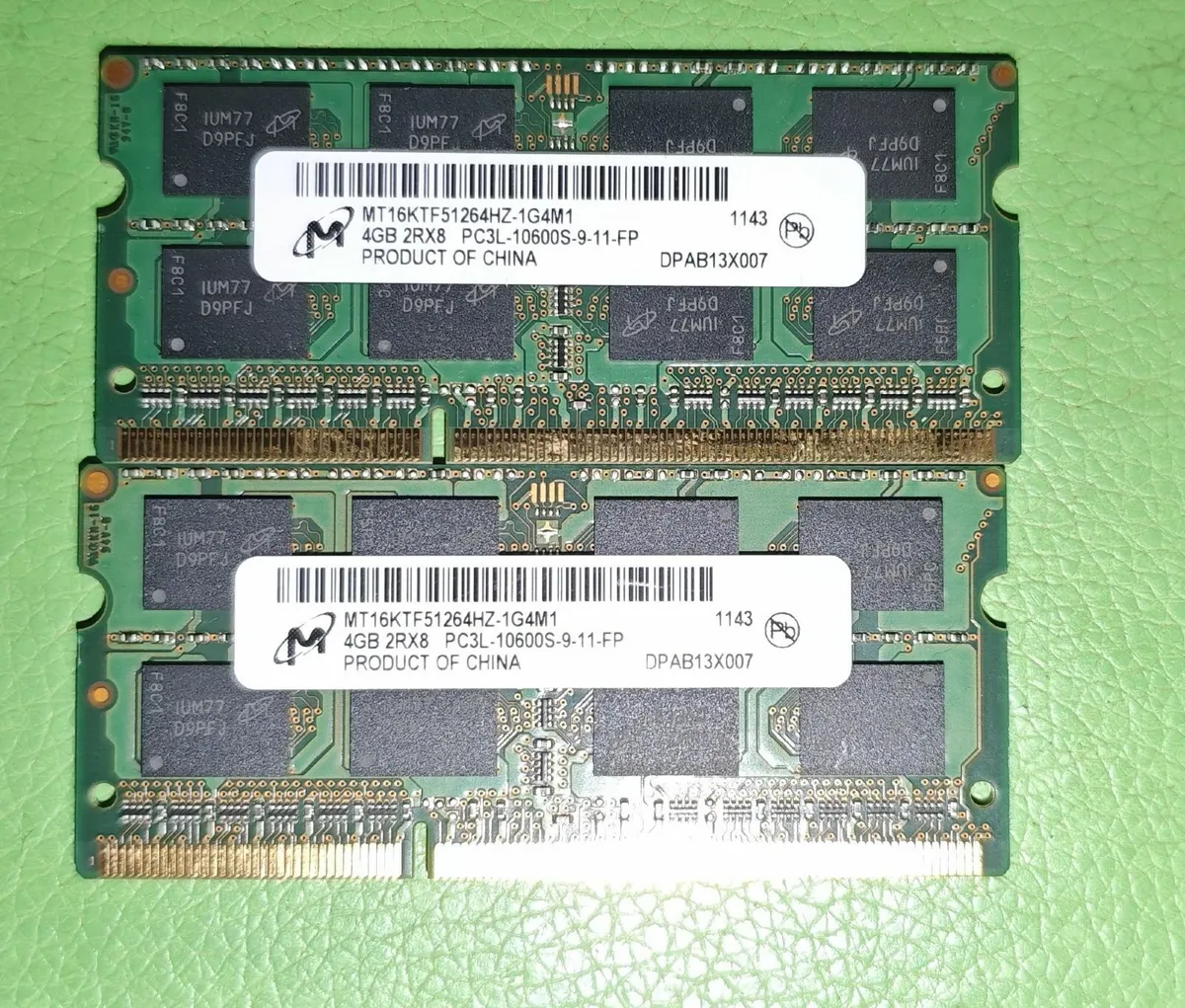 Micron DDR3 8gb (4gbx2) Memory Laptop Notebook Ram