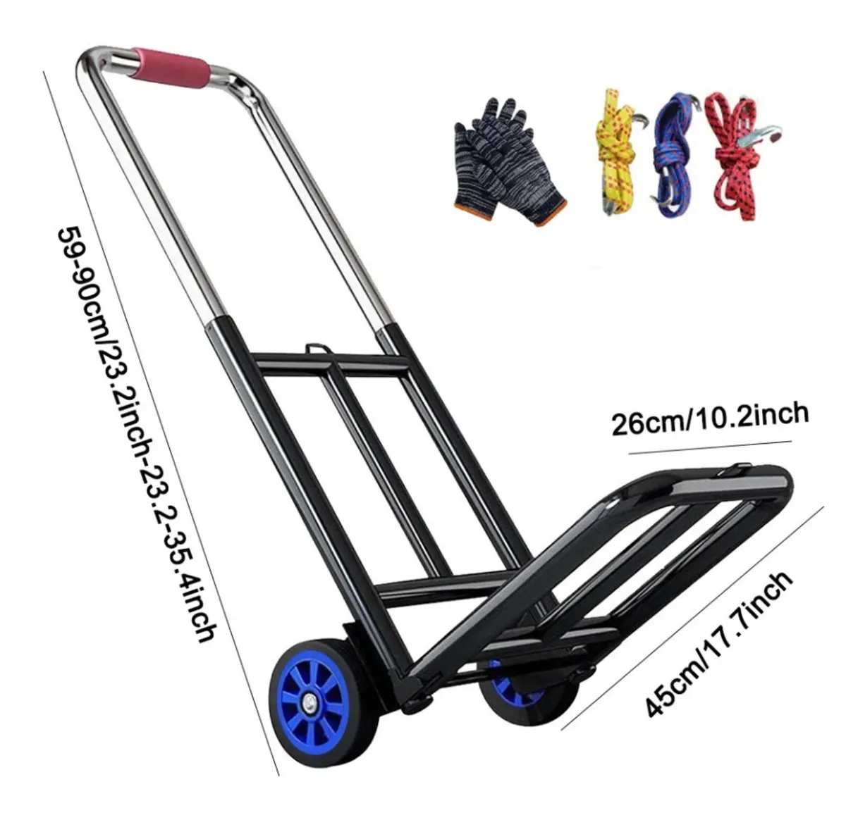 NEW Folding Lightweight Hand Sack Trolley Cart - Image 2