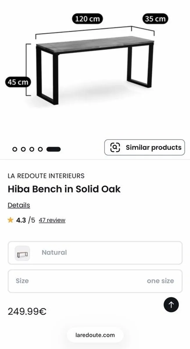 Kitchen Table & Benches - Image 2