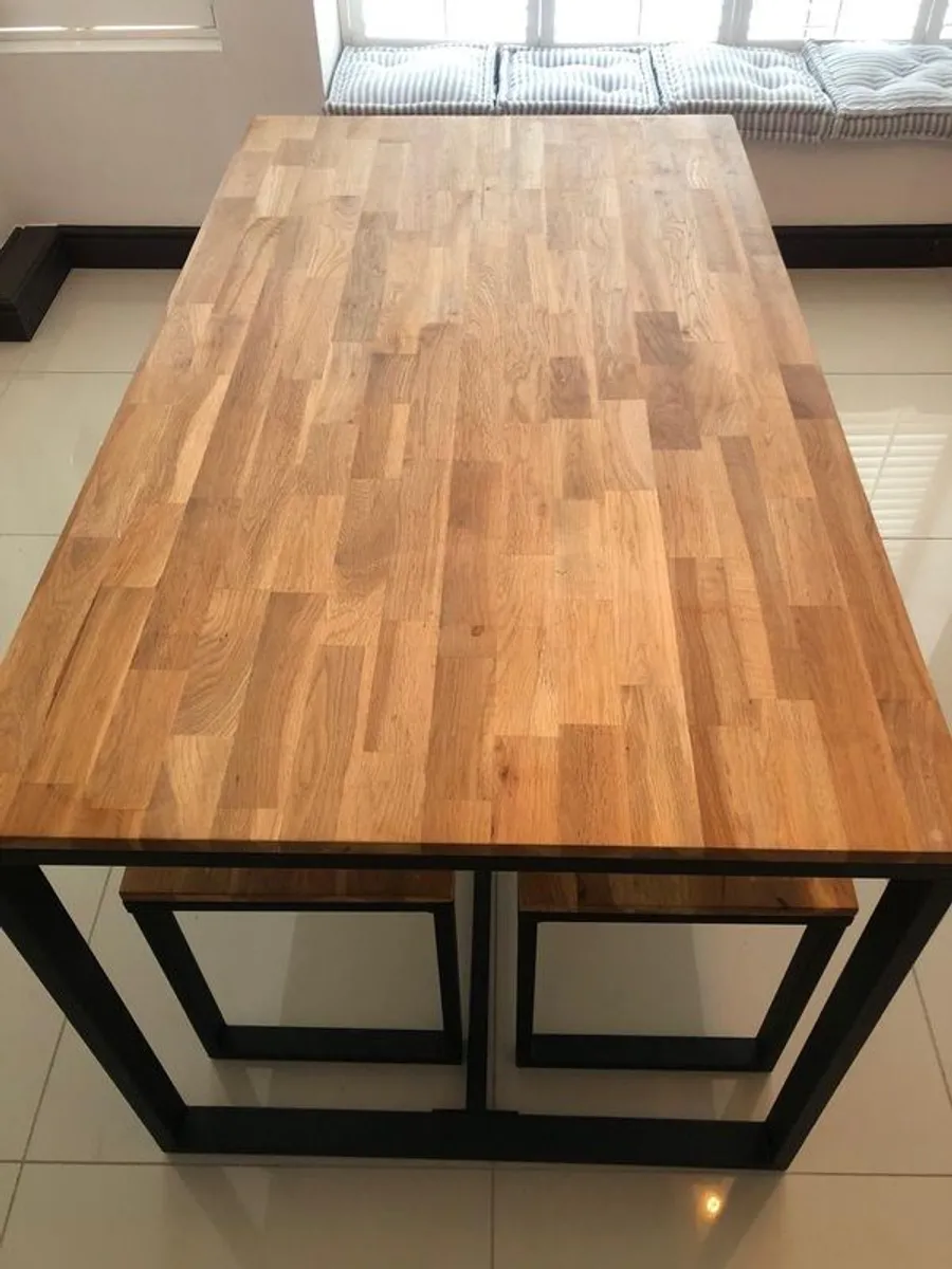 Kitchen Table & Benches - Image 4