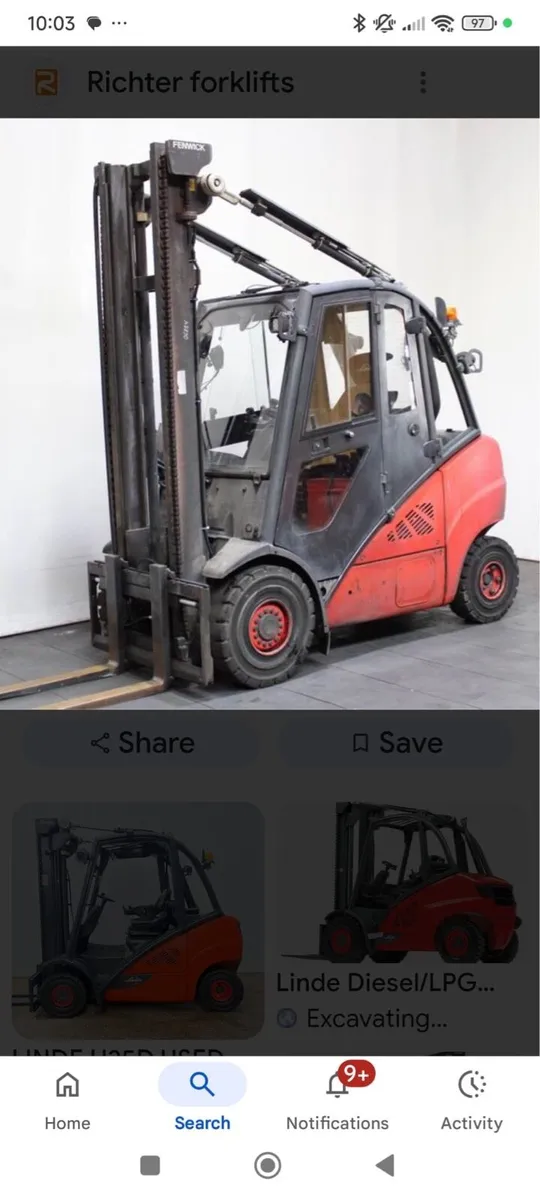 Linde forklift diesel  any condition - Image 3