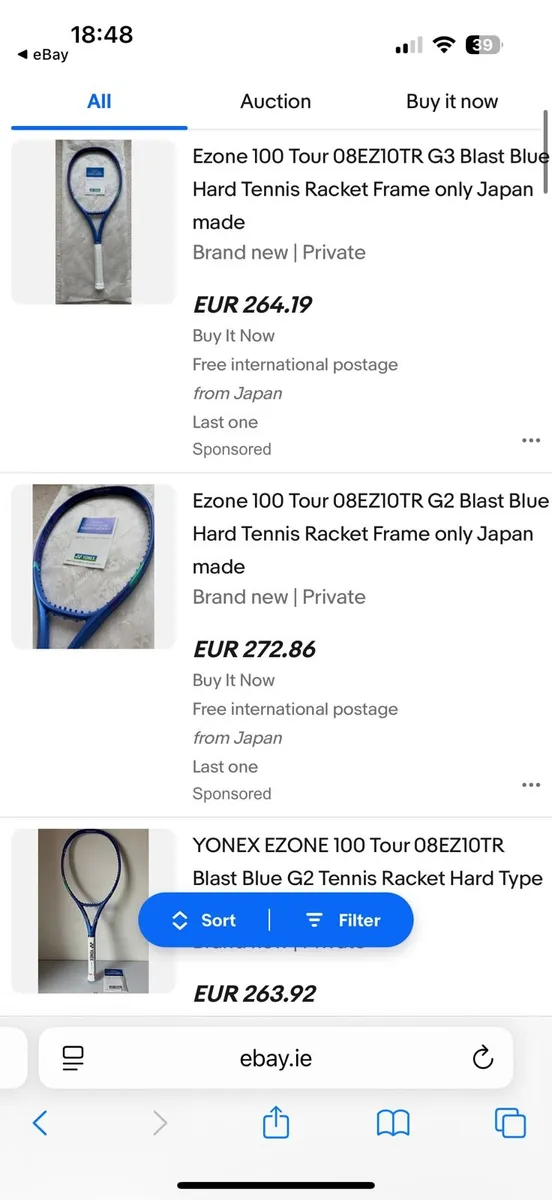 Yonex Ezone 100 Tour
