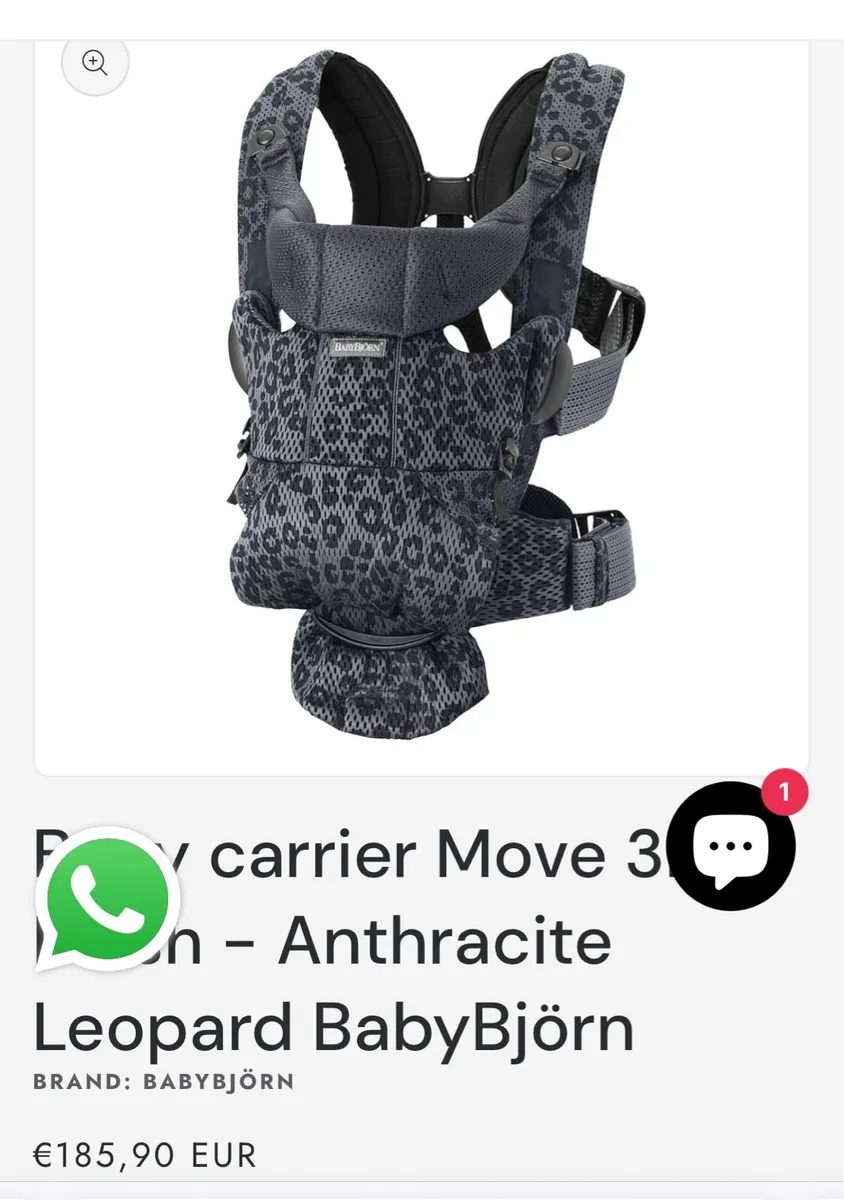 Baby Bjorn baby carrier - Image 3