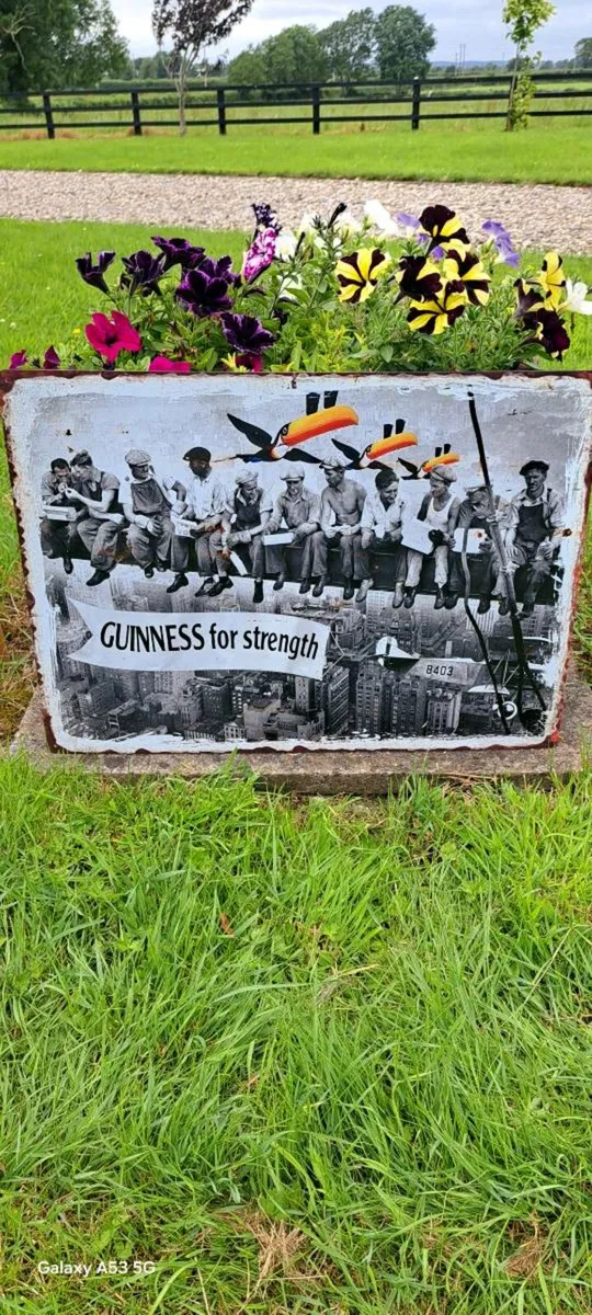 Large Guinness metal sign - Image 2