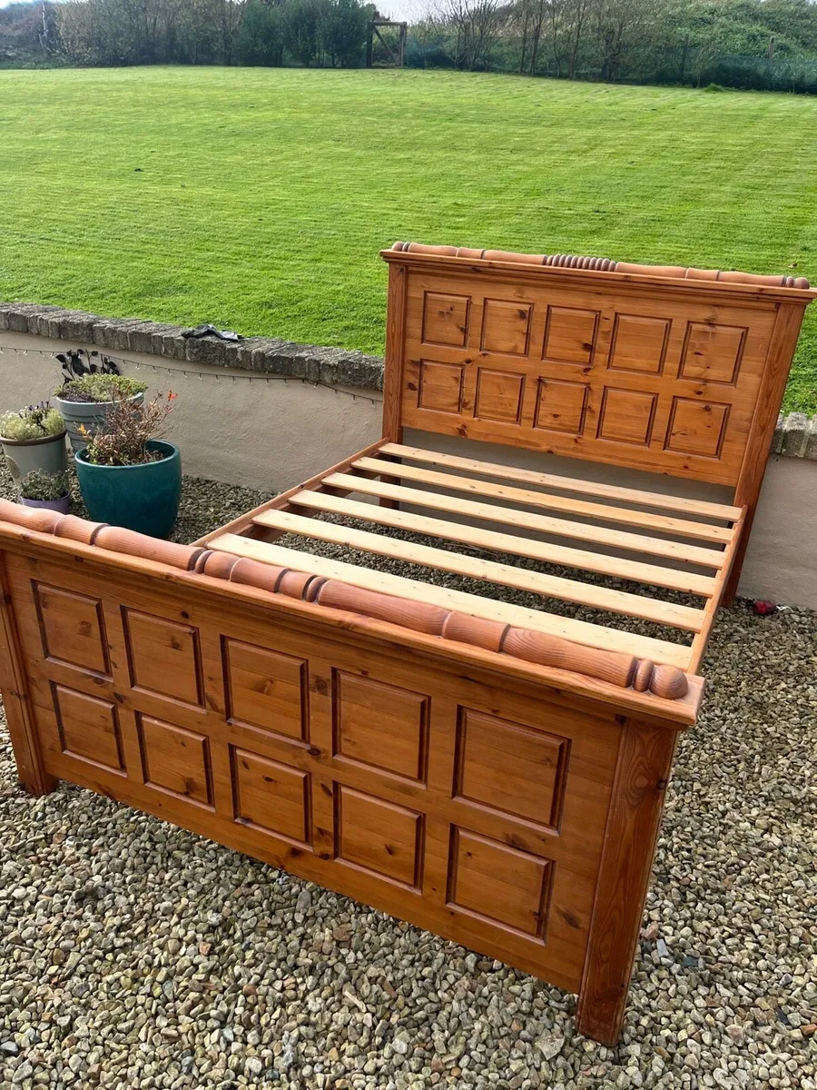 Solid Pine King Size Bed - Image 3